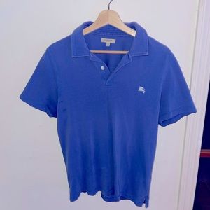Burberry vintage blue polo
